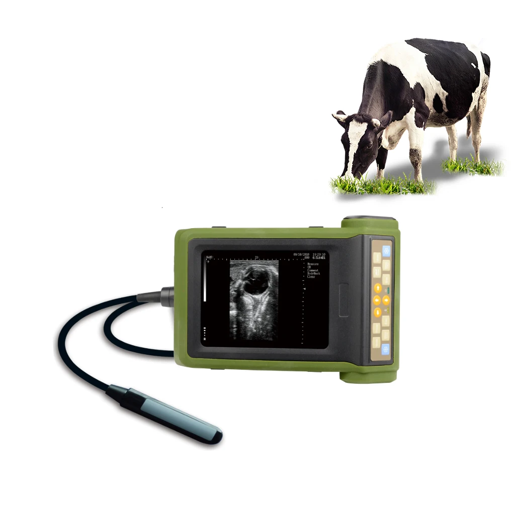 Ecógrafo Veterinario Portátil RKU10, Ultrasonido para Animales, Bovinos, Equinos, Ganado, Vacas, Caballos, Ovejas, Cabras