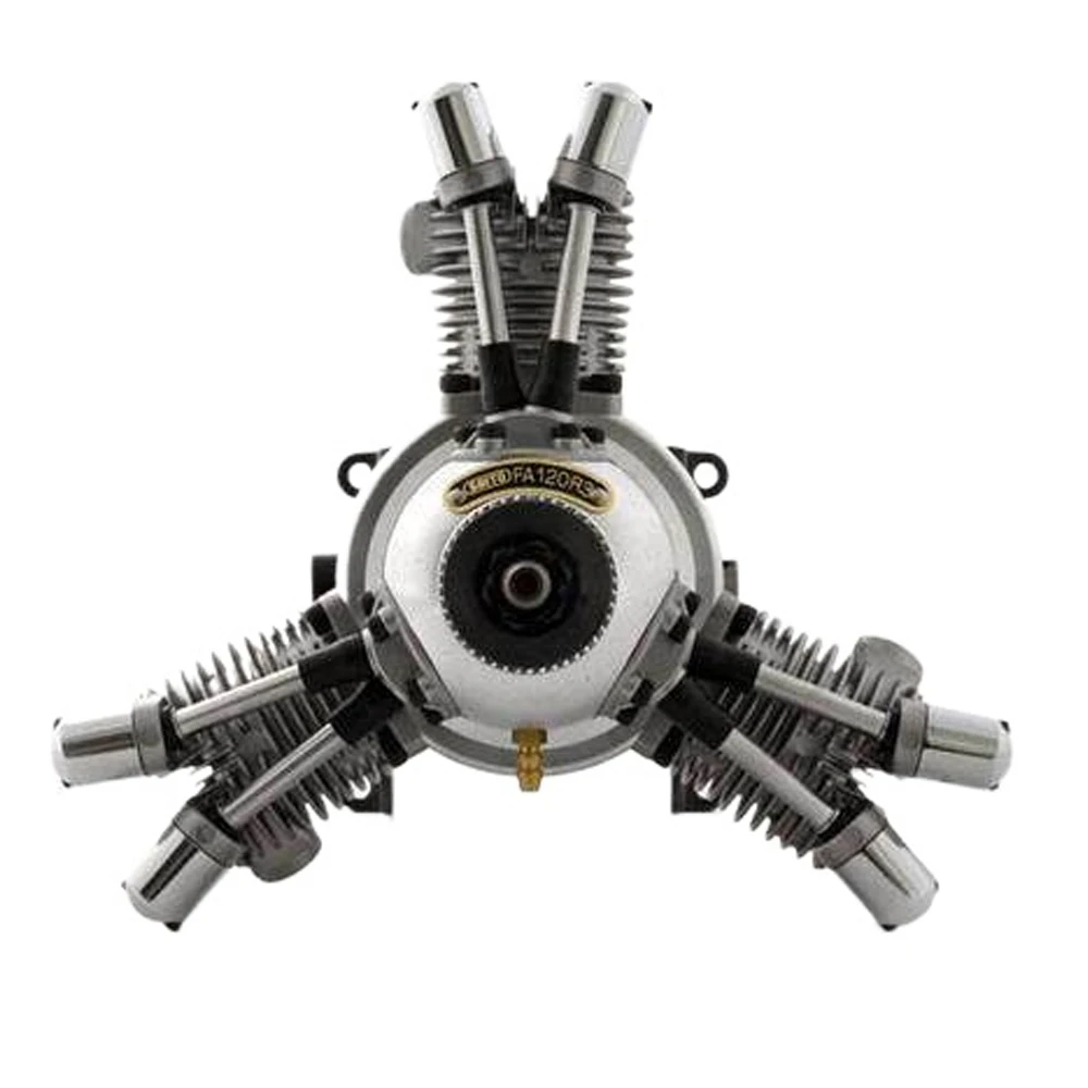 

SAITO FA-120 RS Three-cylinder Four-stroke Engine 19.15cc Displacement Radial Engine Suitable for Fixed-wing Aircraft Toy Model