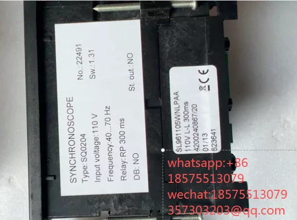 For ALSTOM SQ0204 generator synchronization indicator control panel，SL96 110V 1 Piece