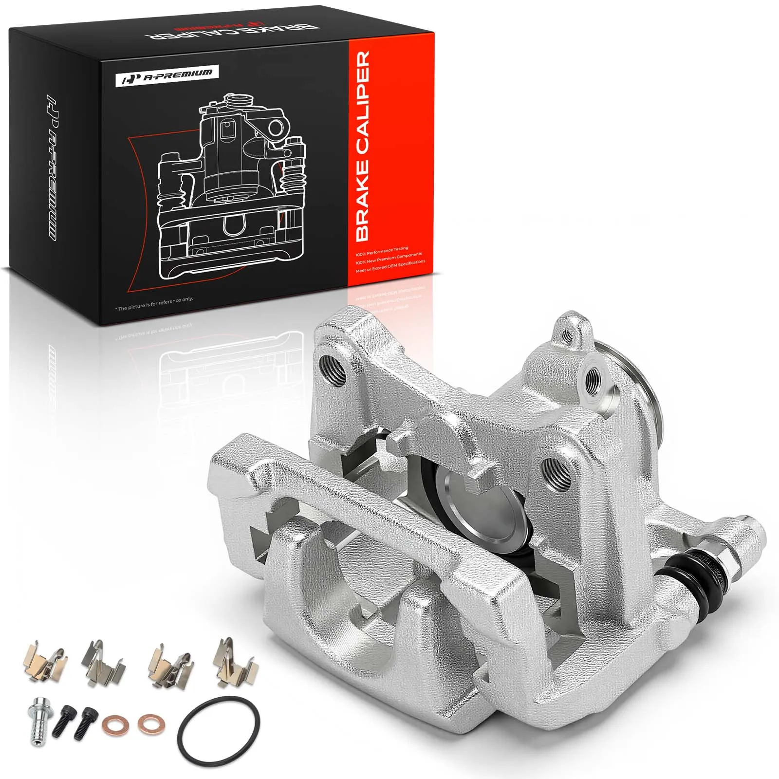 A-Premium Rear Left Brake Caliper with Bracket for Toyota Sienna 2021-2024