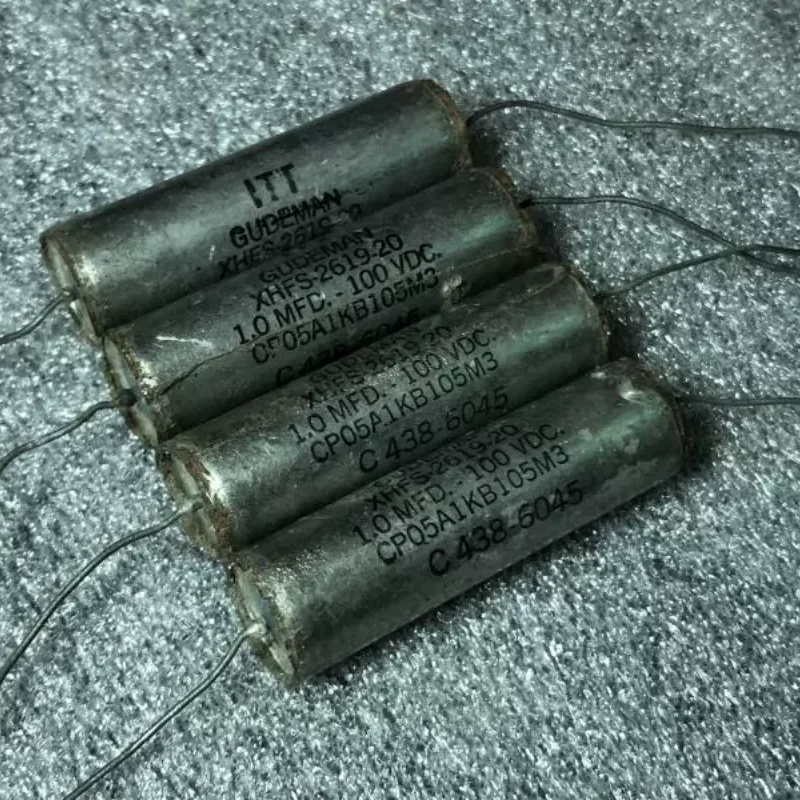 

ITT GUDEMAN 1 мкФ 100 В лихорадка осевая машина для желчного пузыря, связанная с бесконечным конденсатором, погружным маслом из США