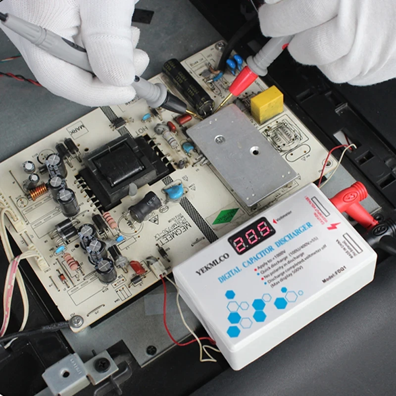 Imagem -04 - Intelligent Capacitor Discharge Instrument 1000v ac dc Switching Power Supply Circuit Board Maintenance Testing Tools