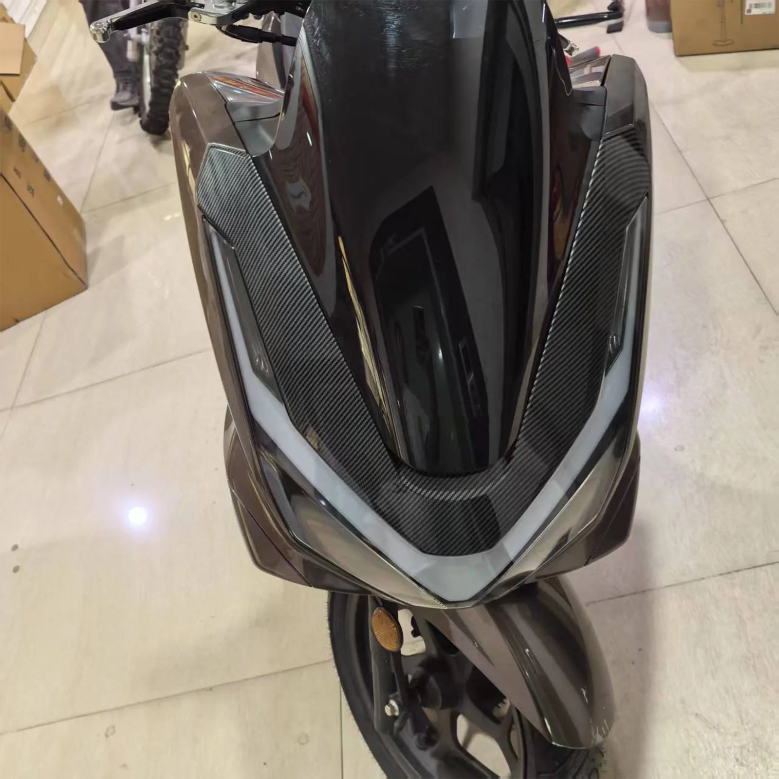 

Модификация кузова мотоцикла, передняя декоративная крышка для Honda PCX160 2025, аксессуары из АБС-пластика, удлинитель обтекателя