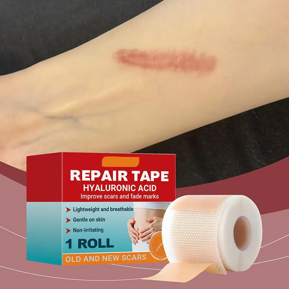 

1pcs Soft Silicone Gel Scar Sheet Patch Treatmen Removal Tape Acne Trauma Burn Scar Cover Skin Repair Section Ear Beauty