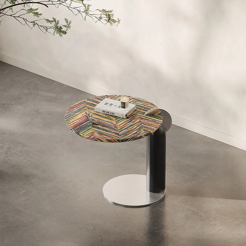 

Sofa side Italian simple retro living room balcony small side table