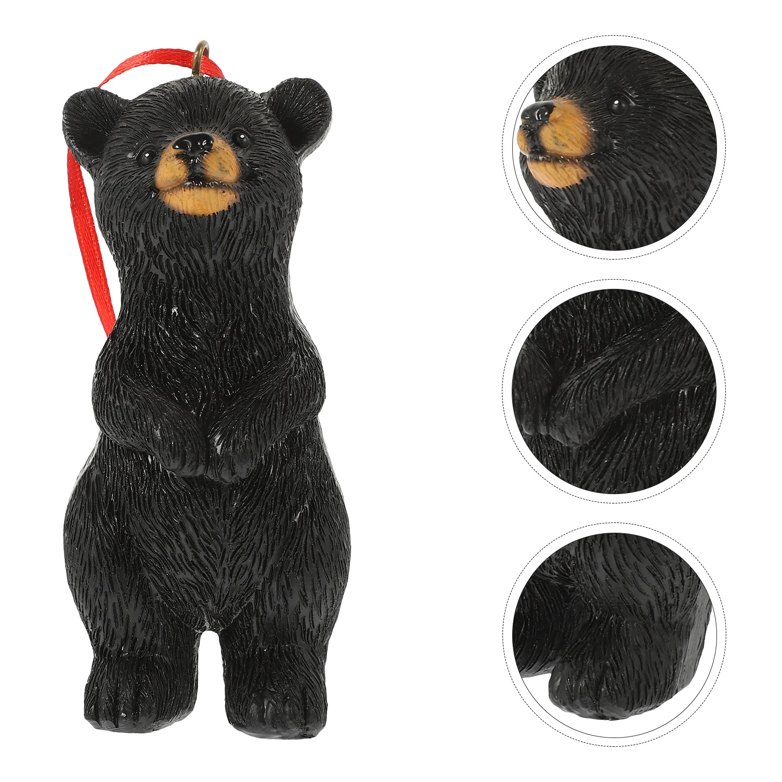 

Resin Bear Statue Cute Garden Bear Ornament Unique Shape Home Yard Decor Courtyard Accessory Garden Supplies Courtyard Supply