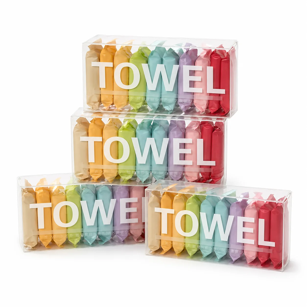 56 Pack Disposable Face Towels for Travel and Gym