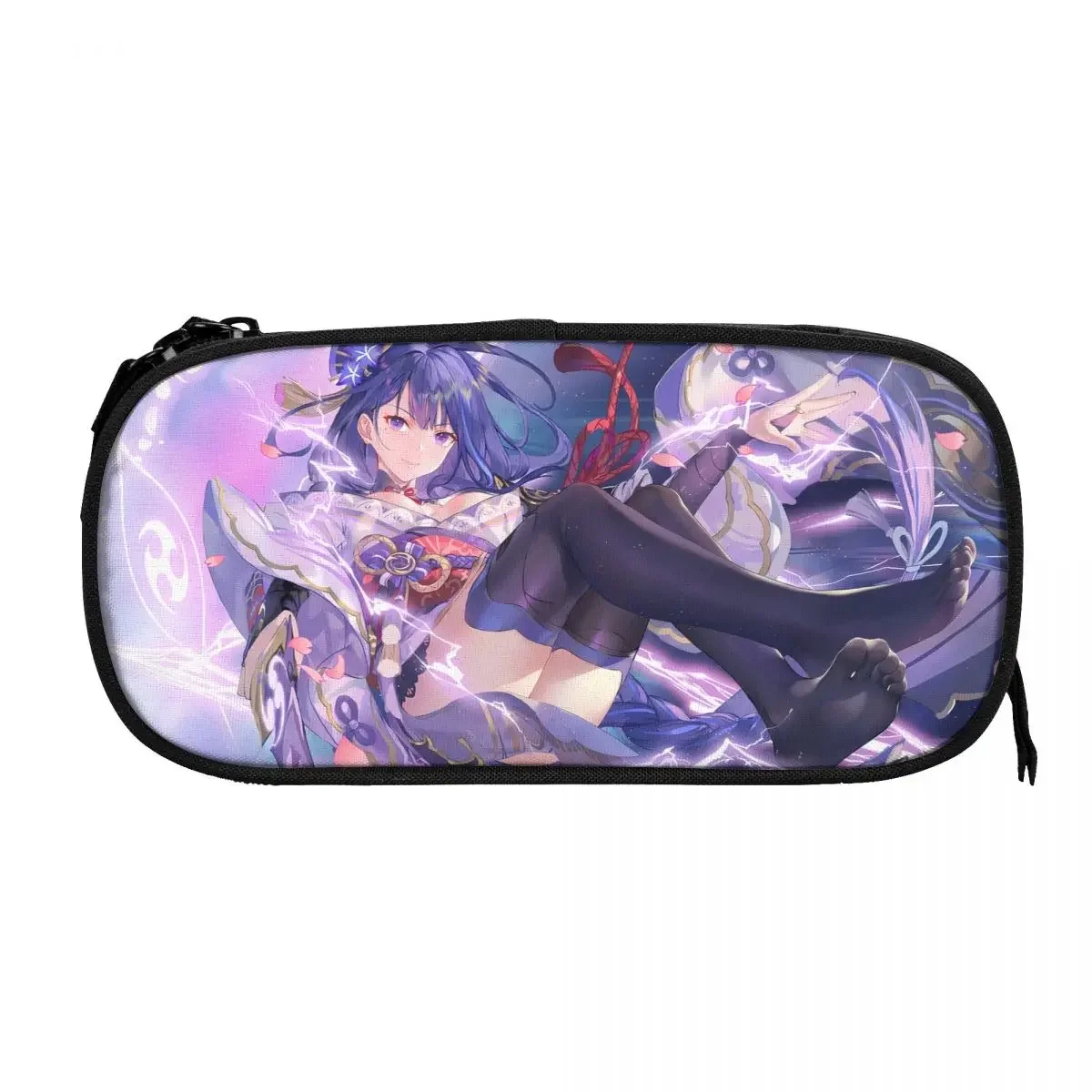 

Anime Genshin Impact Big Capacity Pencil Pen Case Office College School Large Storage Bag Pouch Holder Box Organizer