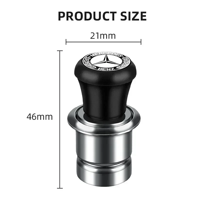 12V Metal Car Flameless Cigarette Lighter Professional Cigar Lighter Adapter for Mercedes Benz W211 W204 W210 W203 CLA GLA