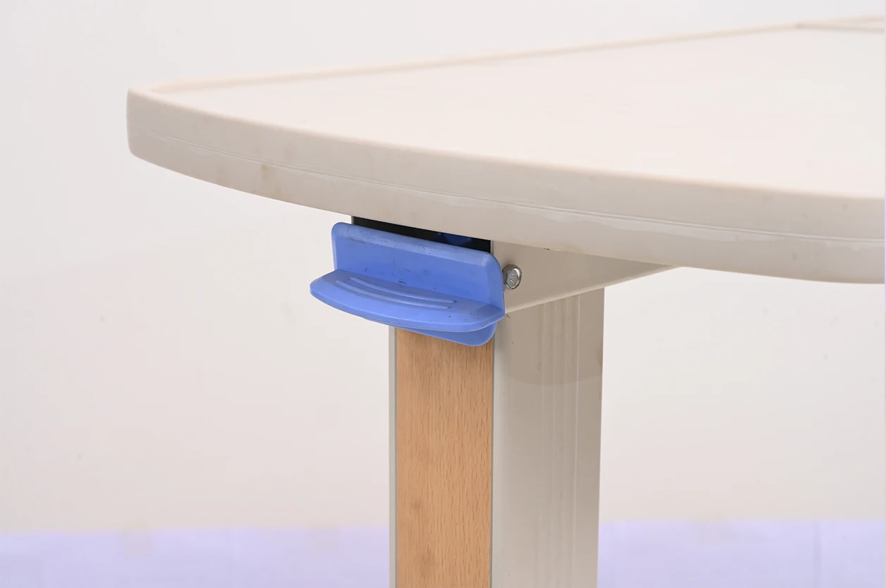 ارتفاع رخيص قابل للتعديل المحمول المريض السرير طاولة طعام مستشفى السرير صينية الجدول #5