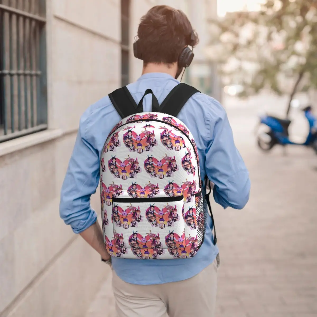 Sac à dos Bunny Event Obey Me, sac à livres pour étudiants, sac d'école pour enfants, sacs à bandoulière pour ordinateur pour hommes et femmes