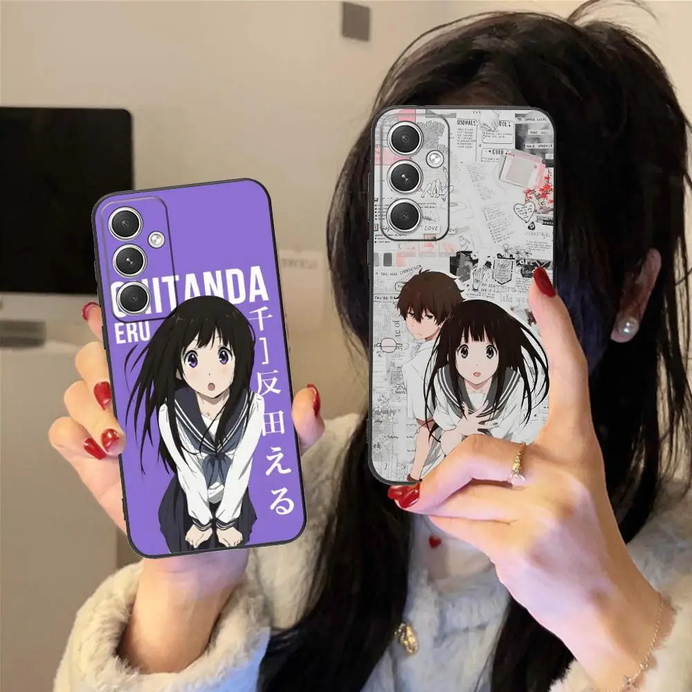 

Чехол для мобильного телефона Hyouka Chitanda для Samsung Galaxy S25 S24 S23 S22 S21 S20 Note20 Plus FE Ultra Colorful Cover Luxury Cover