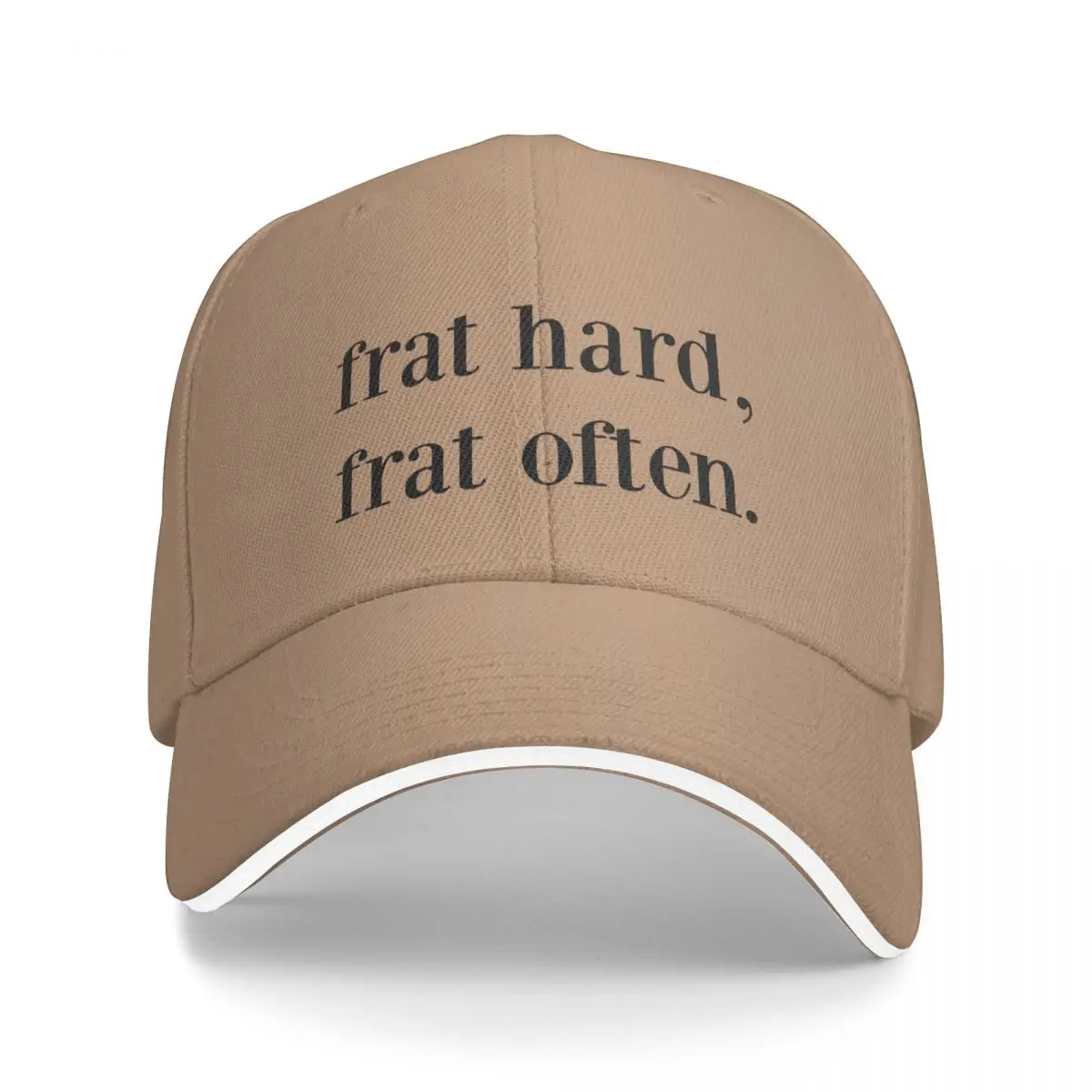 frat hard, frat often. Bucket Hat Baseball Cap Anime hat Man hat Women's