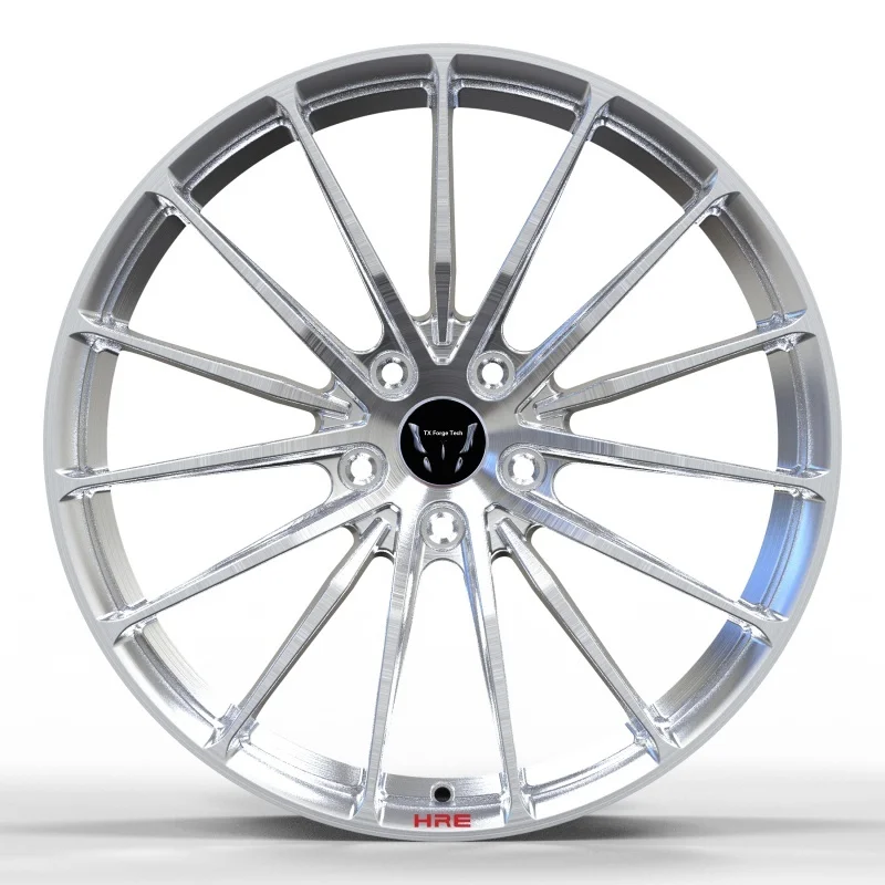 Customized Lightweight Aluminum Alloy 6061-T6 Forged Wheels Rims 18 19 20 21 22 Inch 5X112  Polished Brushed Forged Wheels