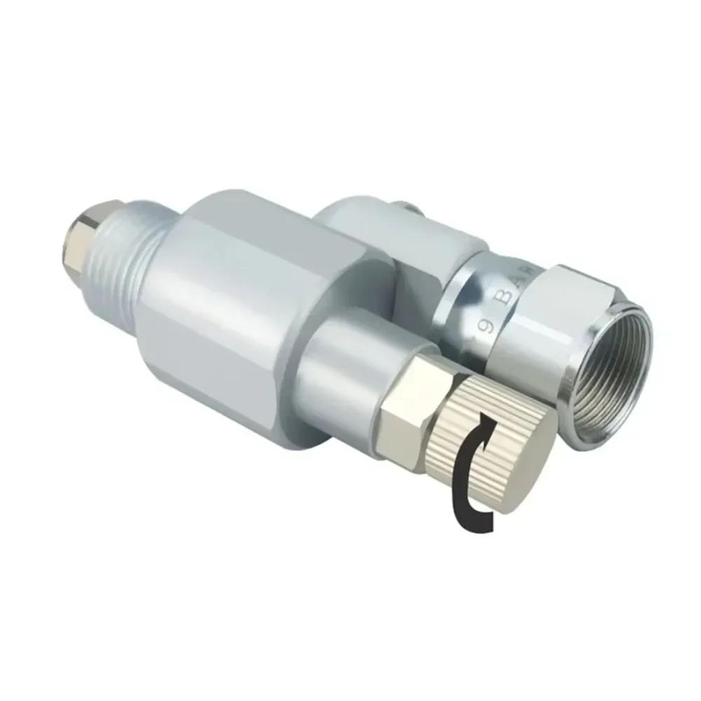 CleanShot Valve Block, 287030 Airless Spray Adapter Connector With Tip Cut-Off Value For High-Pressure Spray Gun