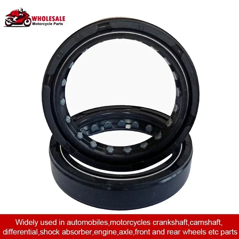 

2pc/4/8pc 43x55x11 43 55 11 Front Shock Fork Damper Shaft Oil Seal Dust Cover For VICTORY POLARIS HIGH HARD BALL 2012-2016 2017