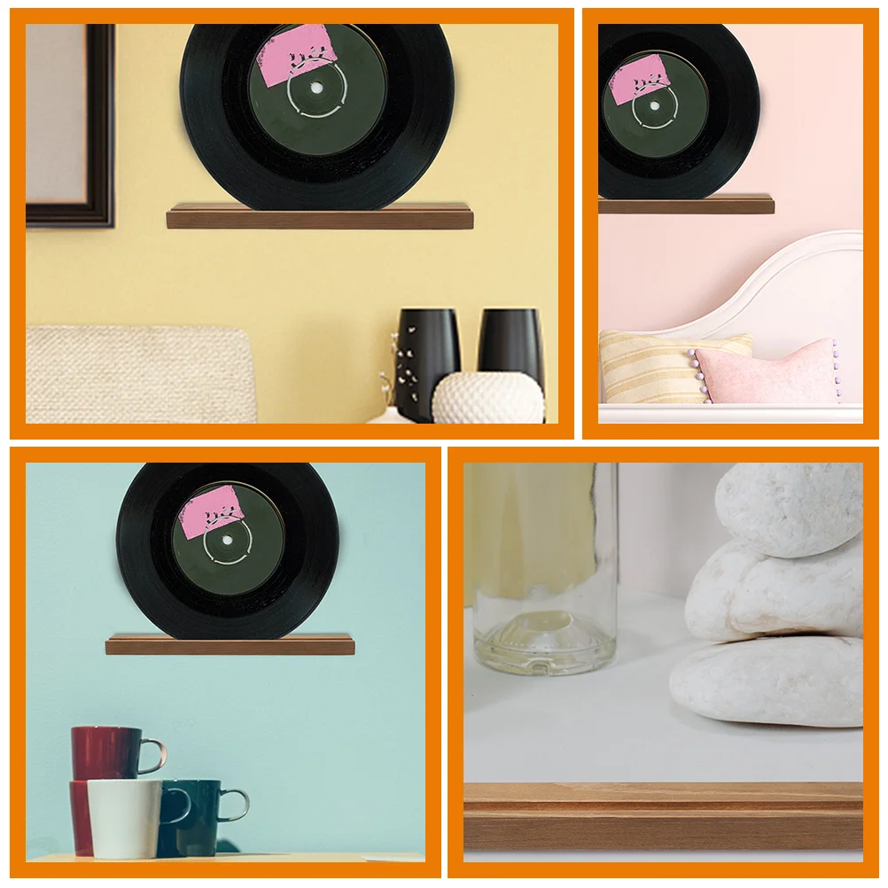 

2 Pcs Vinyl Record Rack Display Frame Stand Holder Storage for Records Holders Stands