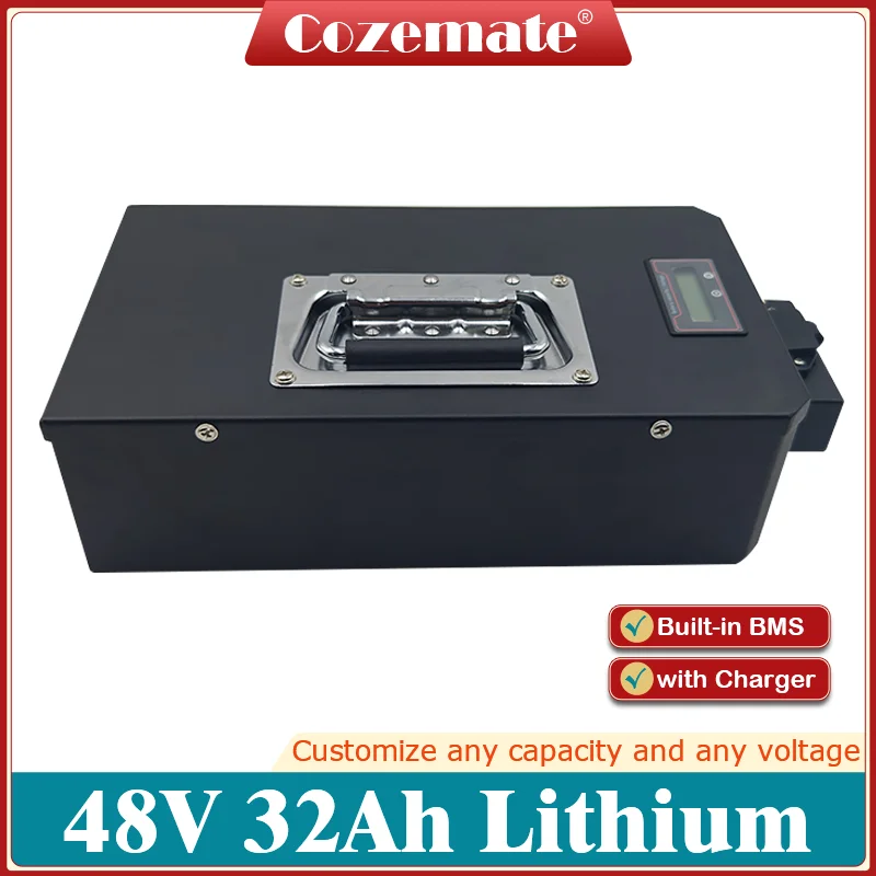 

Rechargeable Original 48V 32Ah Li-ion battery 48V lithium battery Pack with Display for Niu G0 F0 sooter bike + 5A Charger