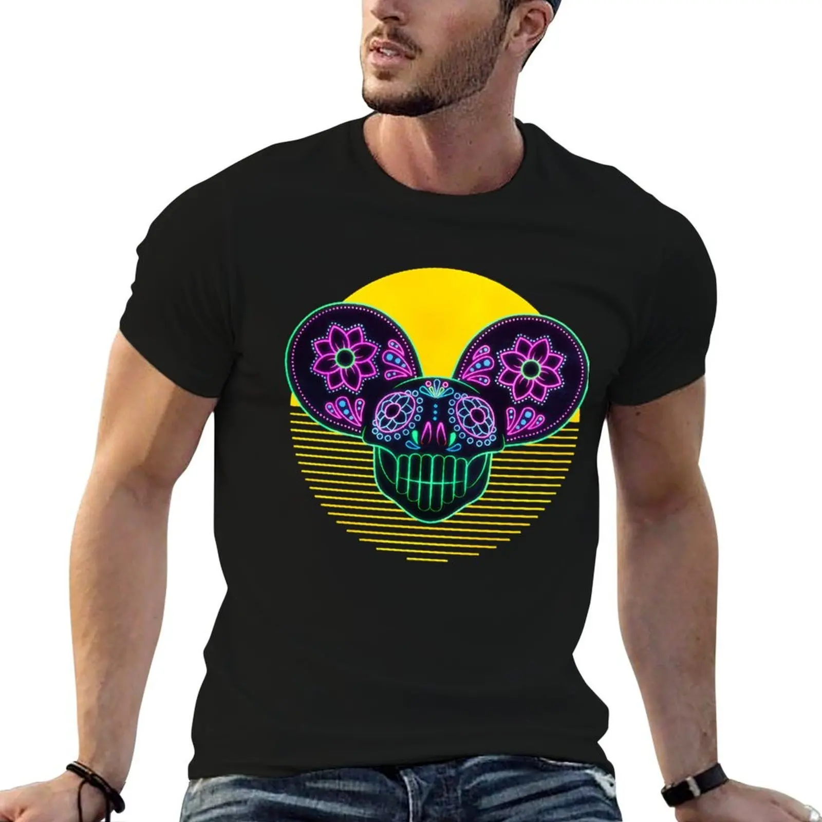 

DeadMau5 T-Shirt cotton t shirts man 100% t shirt man designer T-Shirt