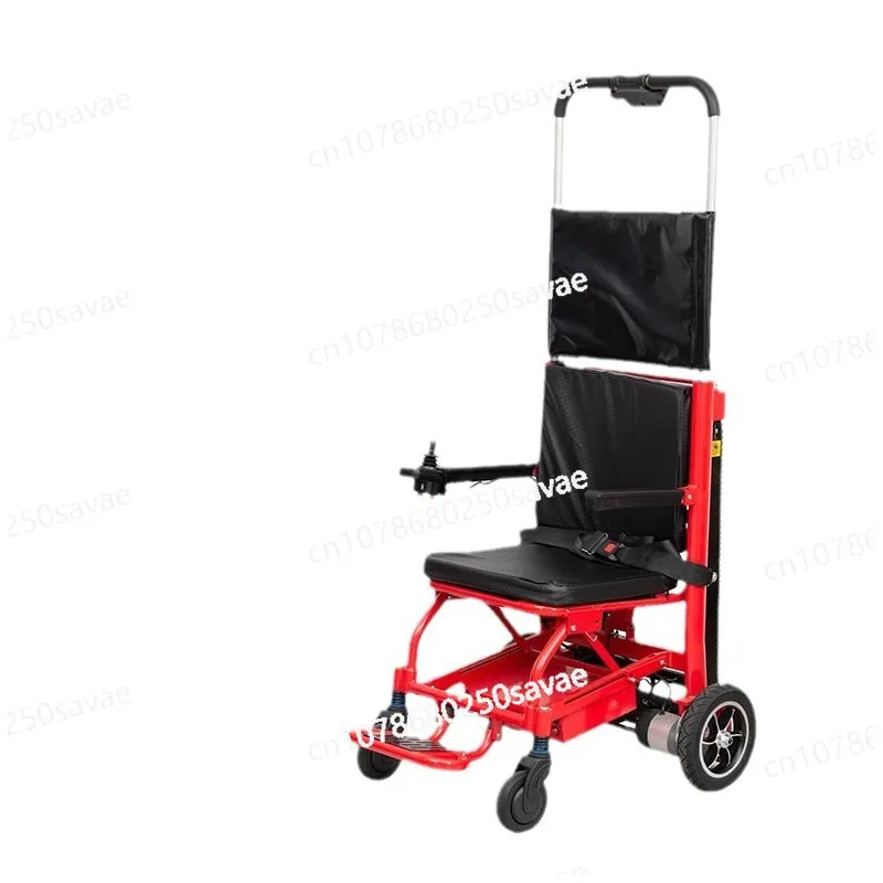 

Going up and Down Stairs, Portable Folding, Fully Automatic Electric Climbing Wheelchair for Elderly People