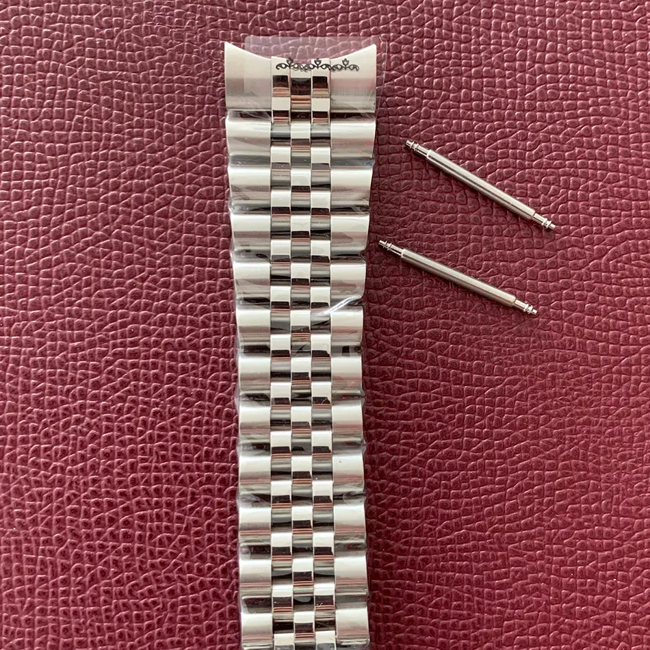 Stainless Steel Watch Band 20mm Metal Strap for Men's Watch Accessories for Vintage Case Fve Baht Strap with Buckle Watch Belt