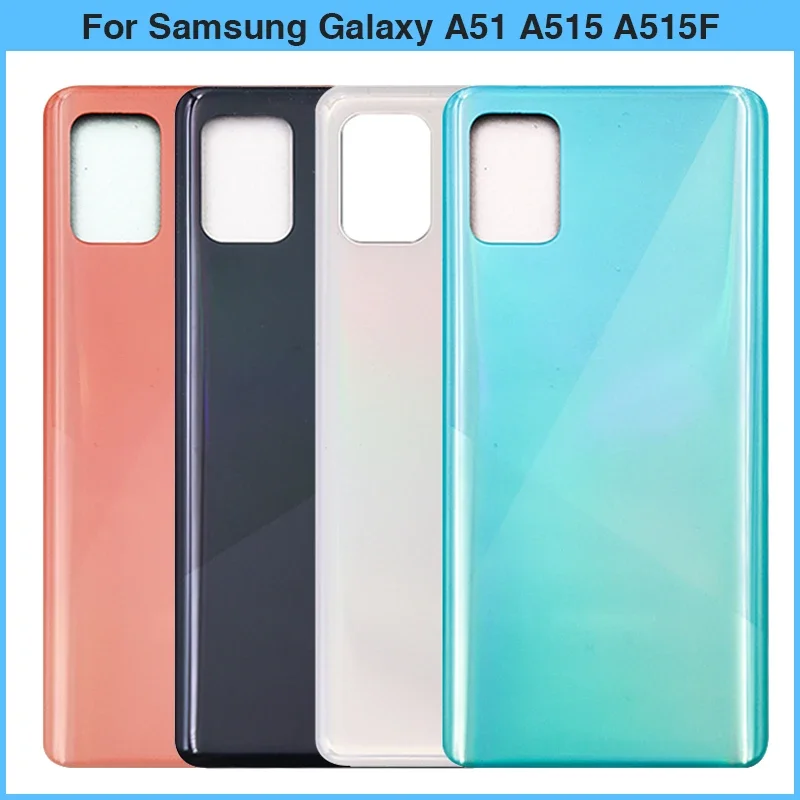 For Samsung Galaxy A51 A515 A515F A515FN Battery Back Cover A51 Plastic Housing Case Middle Frame Chassis Volume Side Key Replac