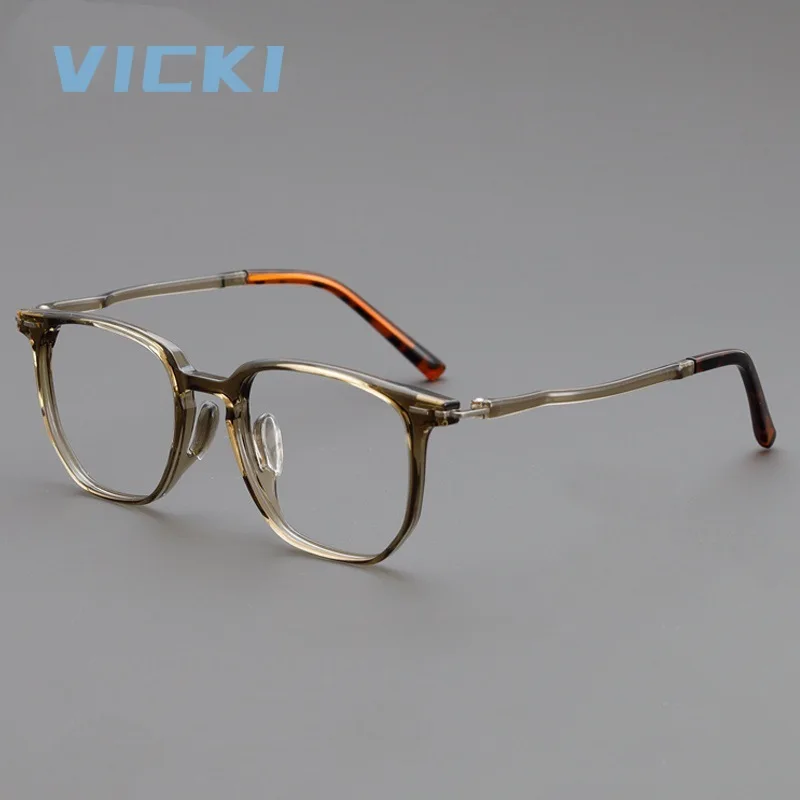 VICKI Minimalist Stylish Geometric Design Progressive Multifocal Photochromic Anti Blue-ray Glasses Customizable Prescriptions