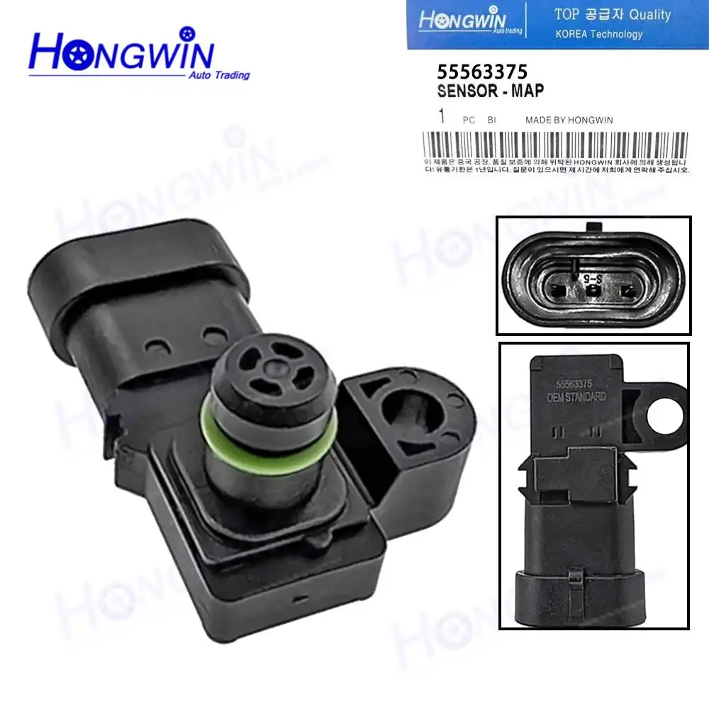 1PC/SET 55563375 5WK96820Z Sensor MAP de Admisión con Cable para CHEVROLET CHEVY Cruze Station OPEL Astra Insignia Vectra