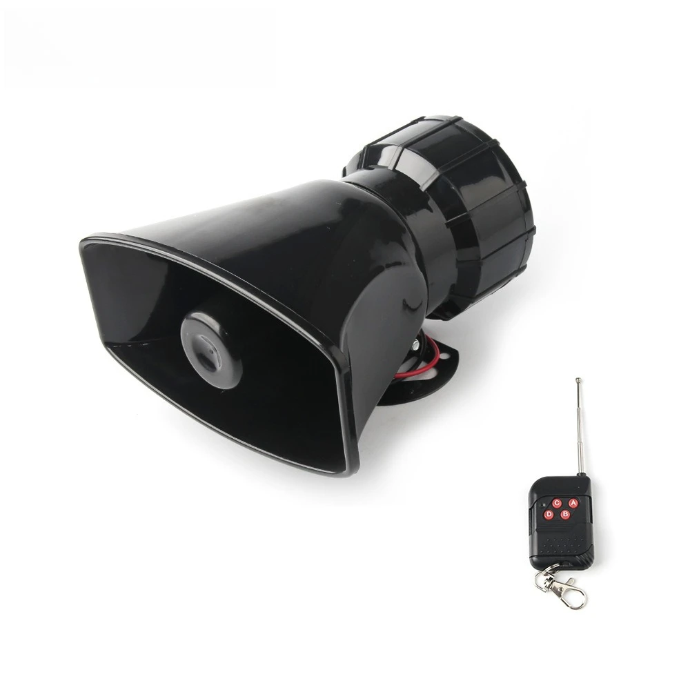 Car Warning Alarm Police Fire Siren Horn Loudspeake Car ccessories 12V Speaker 130dB Wireless Electronic Siren Loud 6