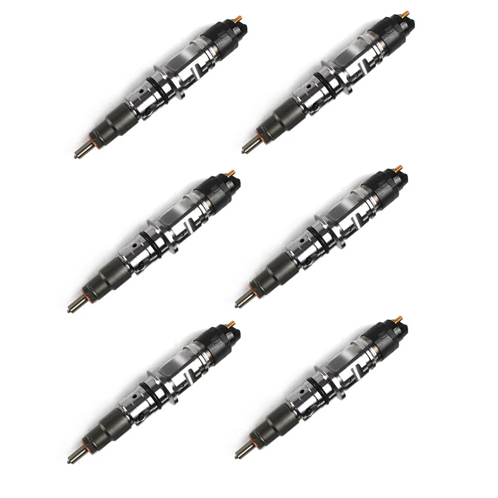 6pcs Diesel Fuel Injectors set For 07-12 Dodge Ram Truck 2500/3500 6.7L 0986435518 68027067AA 0445120193 Aftermarket parts