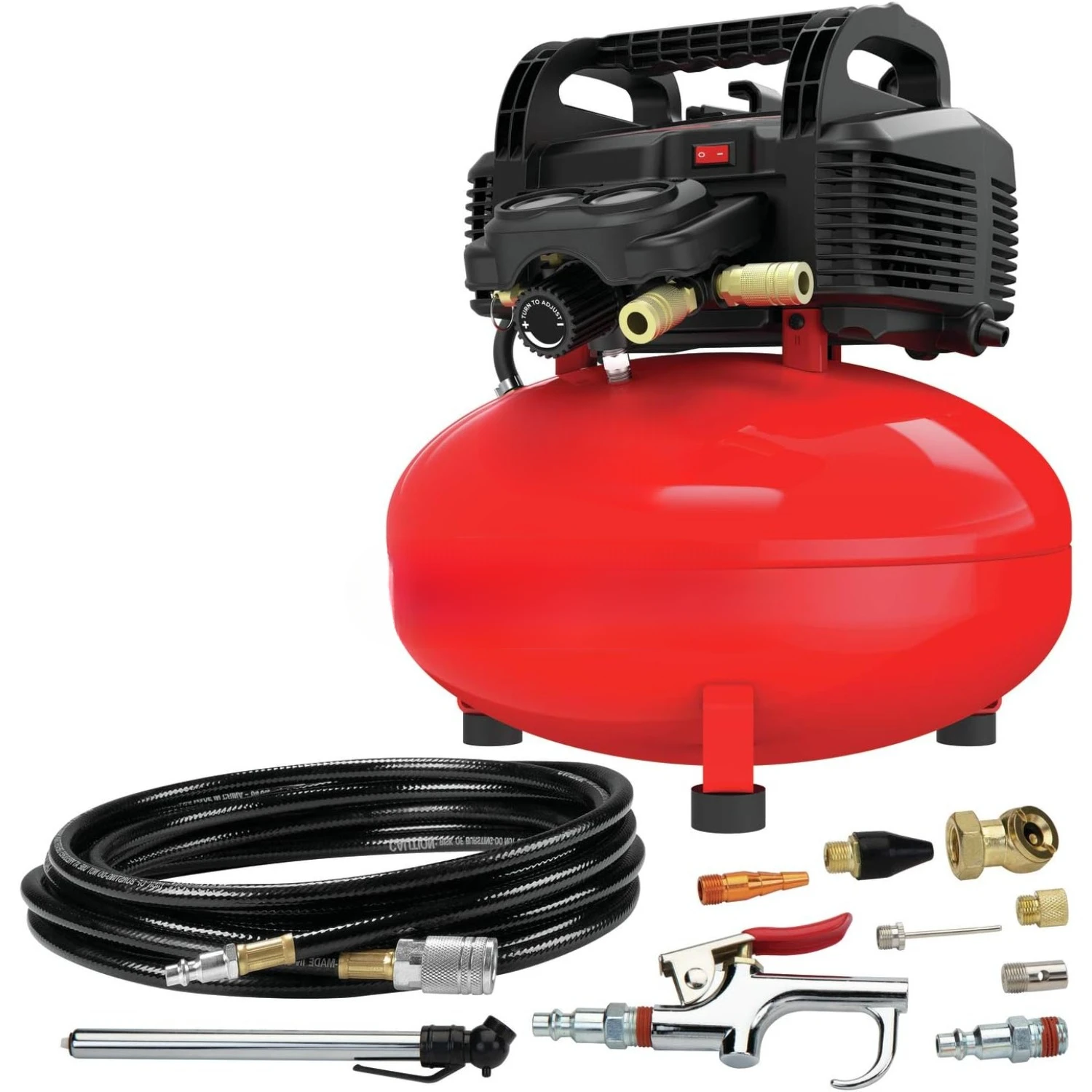 for CRAFTSMAN Air Compressor, 6 Gallon, Pancake, Oil-Free with 13 Piece Accessory Kit (CMEC6150K)