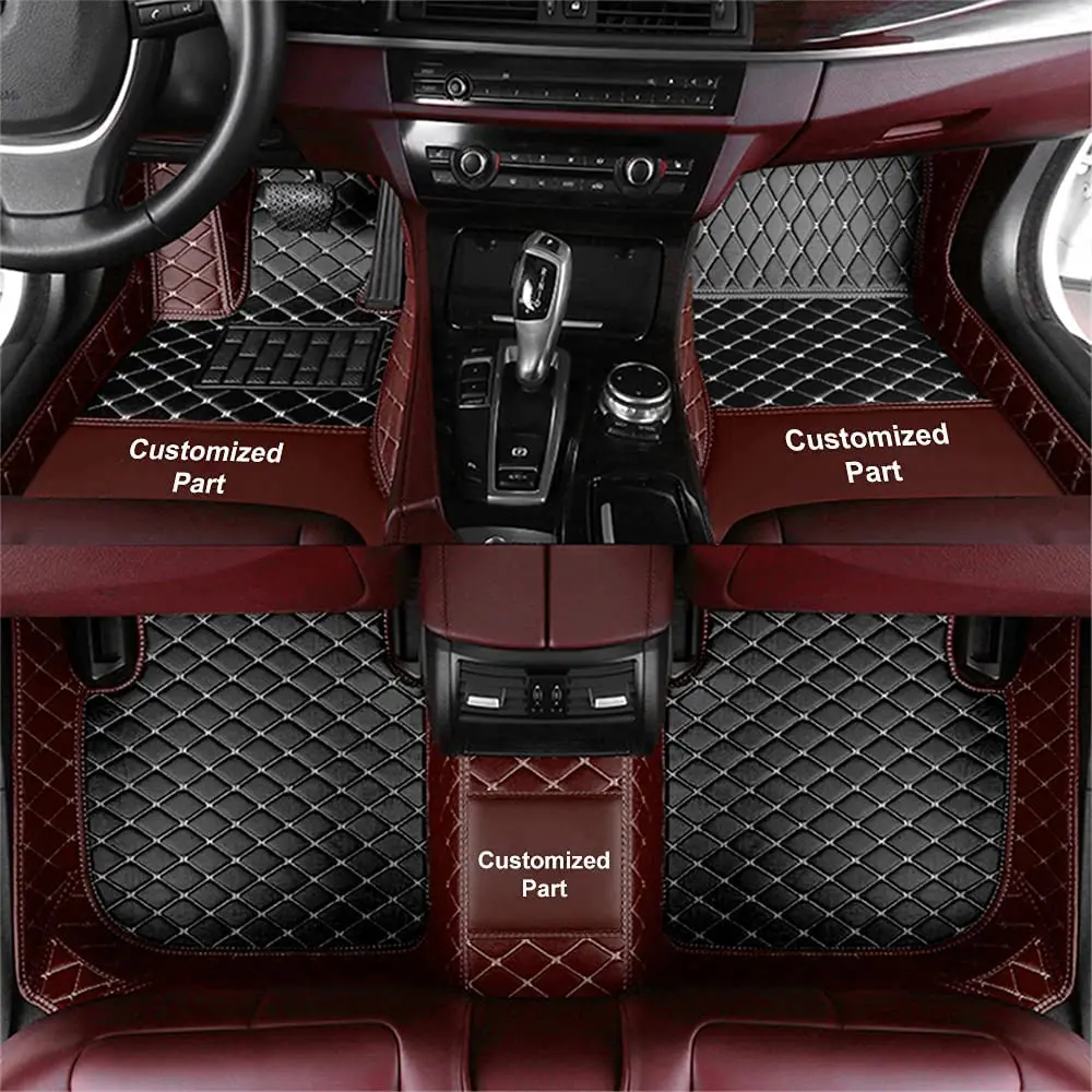 

Customized Leather Car Floor Mats For Hyundai Tucson IX35 Waterproof, Anti-Slip, Suitable for Cars, SUVs, Trucks