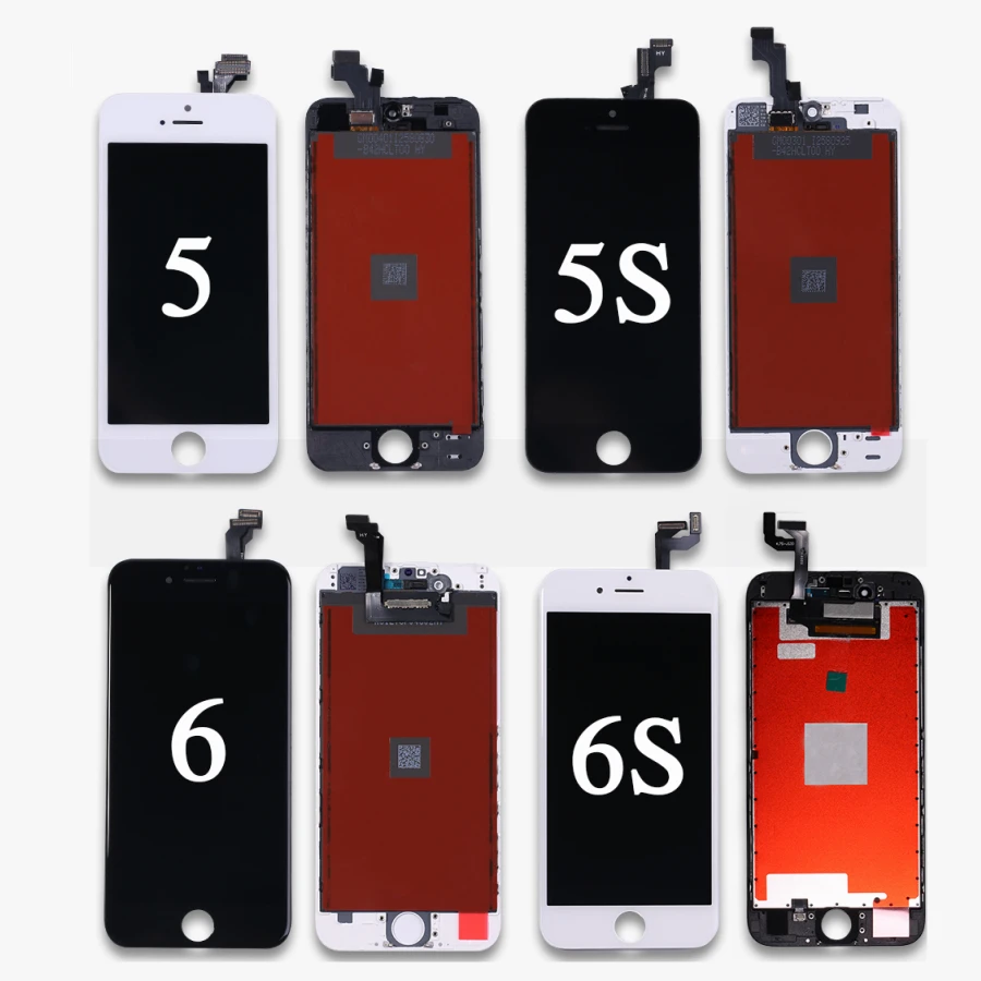 AAA+++ Quality LCD Display For iPhone 5 5C 5S SE 6 6S 7 8 Plus Touch Screen Replacement For iphone 7G 7P 8G 8 Plus LCD