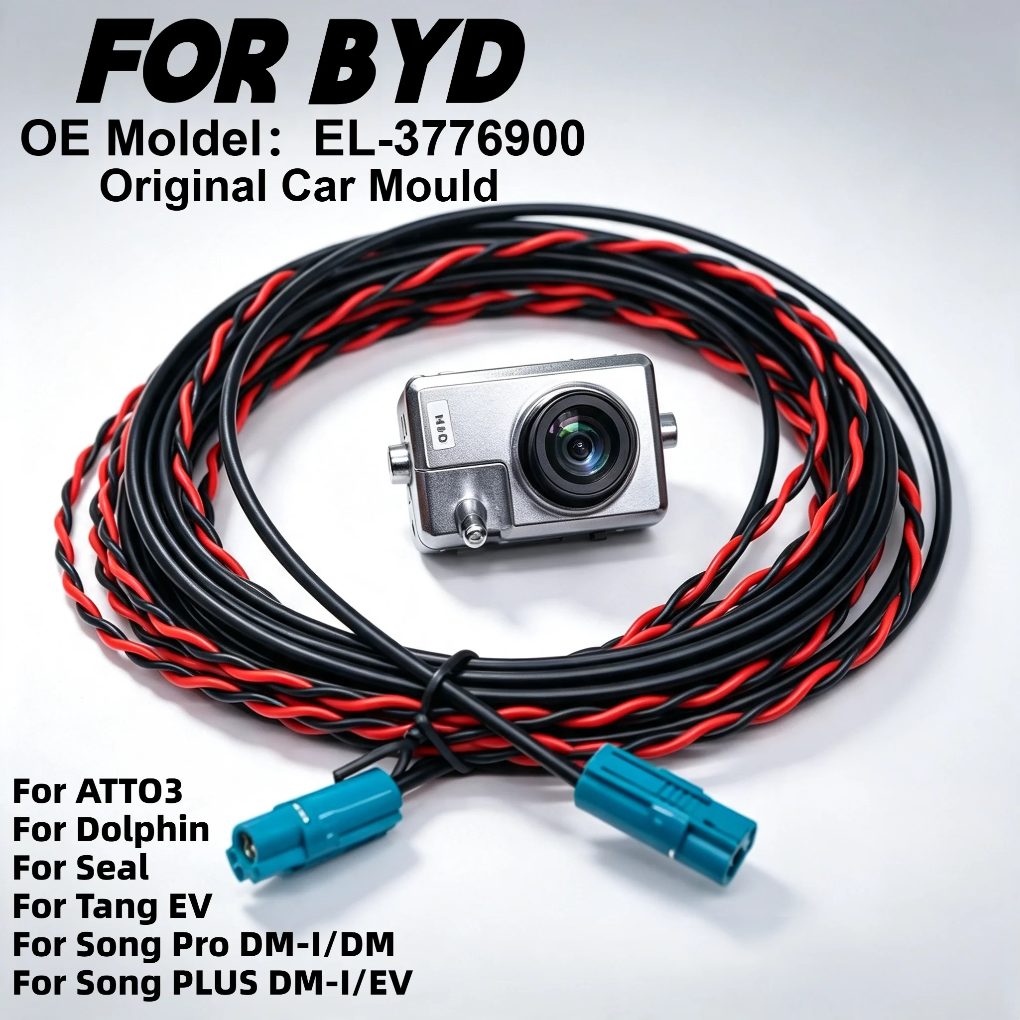 For BYD Dolphin 3 Atto 3 Yuan Song Tang Ev DVR Dash Car Cemera Accessories Recorder Camera  OE EL-3776900 Cam Accessory