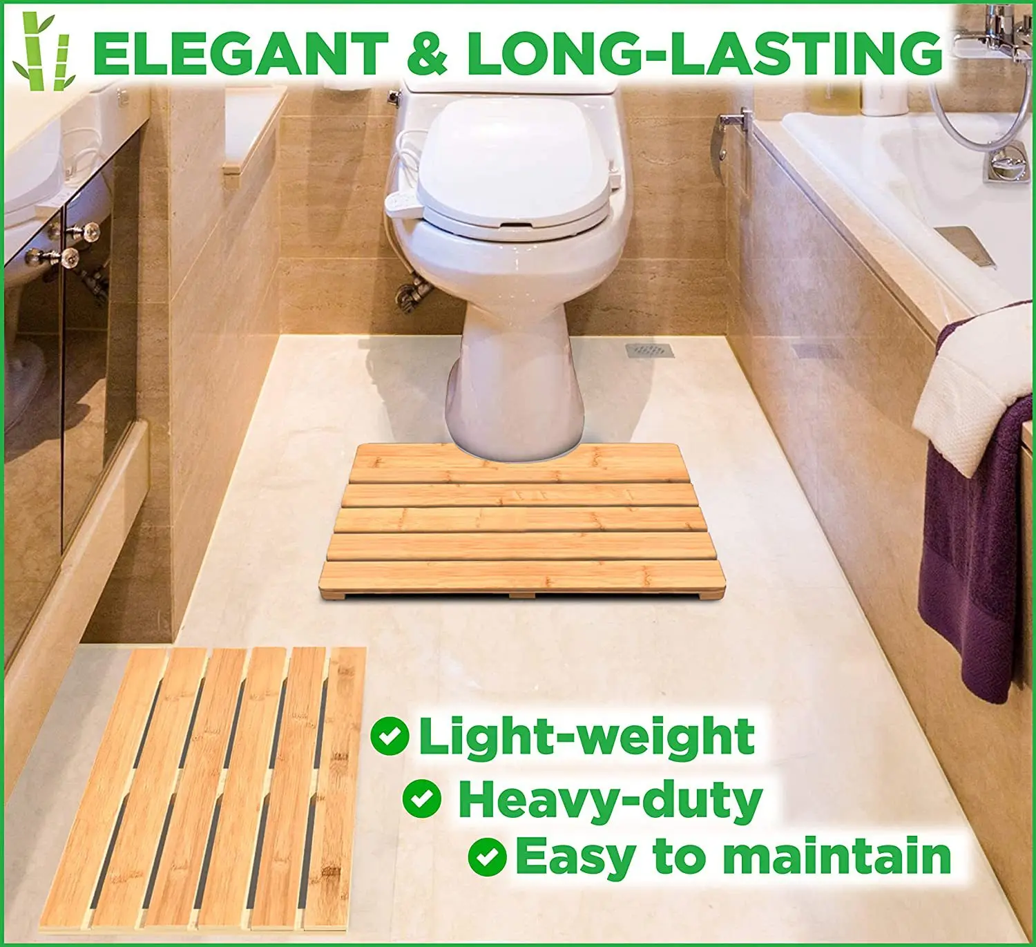 

Bamboo Wood Batoom Mat ower Step Stool Home Use Bath Room Bamboo ower Mat Footrest Pad European Sle Pure Color