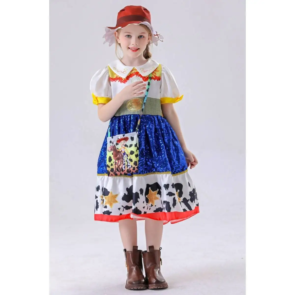 

Новая игрушка на Хэллоуин, комплект Jie Woody для косплея, детский ролевой костюм, детский наряд, одежда для выступлений на сцене