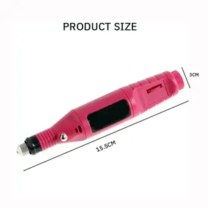 مجموعة أدوات طحن وتلميع الأظافر الكهربائية الصغيرة ، على نحو سلس ، ذكي ، تنظيم السرعة ، جهاز مانيكير أعلى 8 مبيعات مطرقة أوتوماتيكية للأظافر - No7