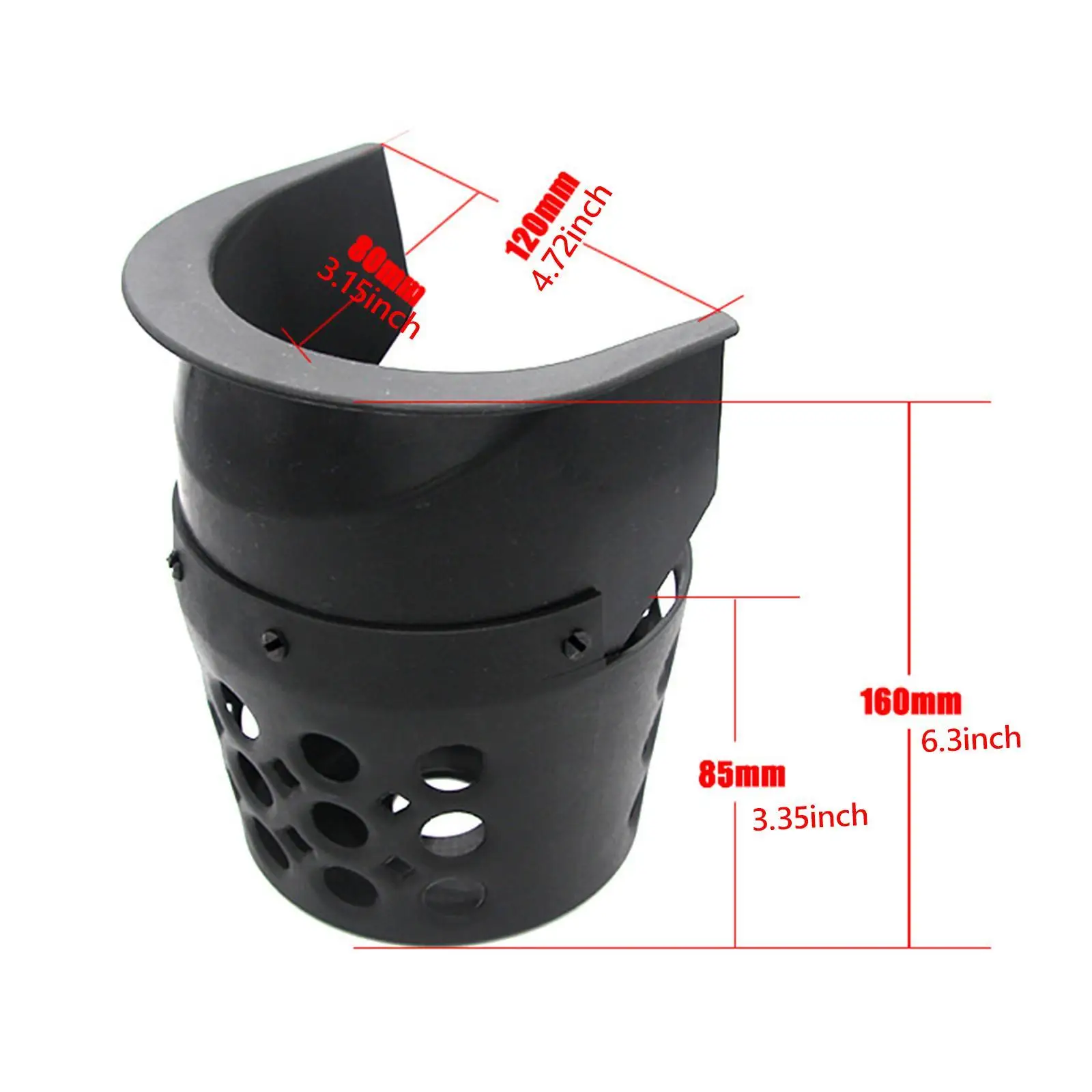 6 قطعة جيوب طاولة البلياردو سلال سوداء جيوب تخزين كرة البلياردو #5