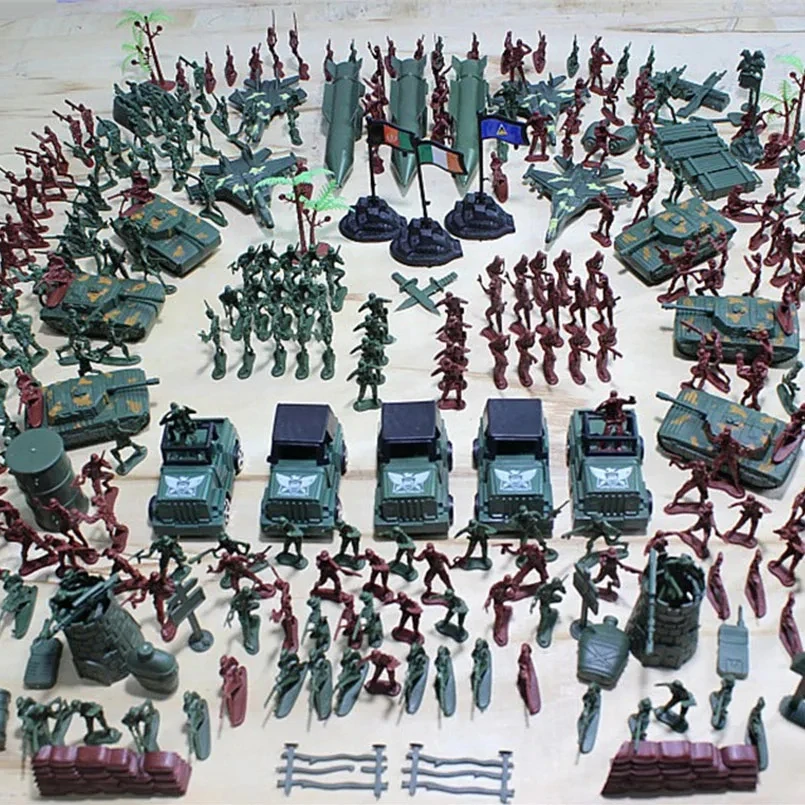 World War II Military Toy Soldier Model 307 Pieces 4cm Specially Prepared For Children Of Military Hobby Children Gift Packages