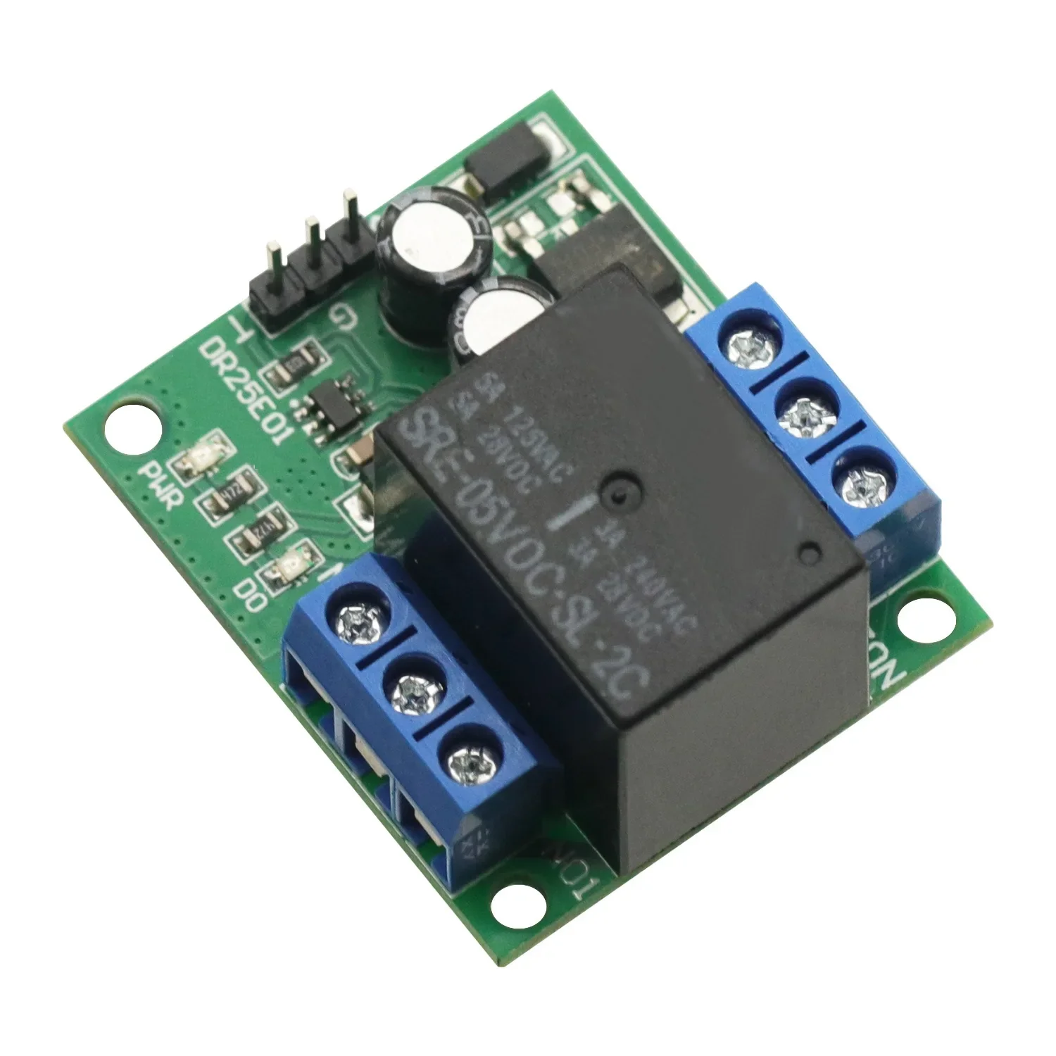 Módulo de relé DC 6V-24V, módulo de relé DPDT autoblocante, placa de interruptor de relé biestable de doble polo de doble tiro para Arduino
