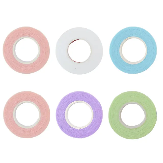Nieuwe ademende, gemakkelijk te scheuren medische tape/wit zijdepapier onder patches wimperverlenging levering wimperverlengingstape