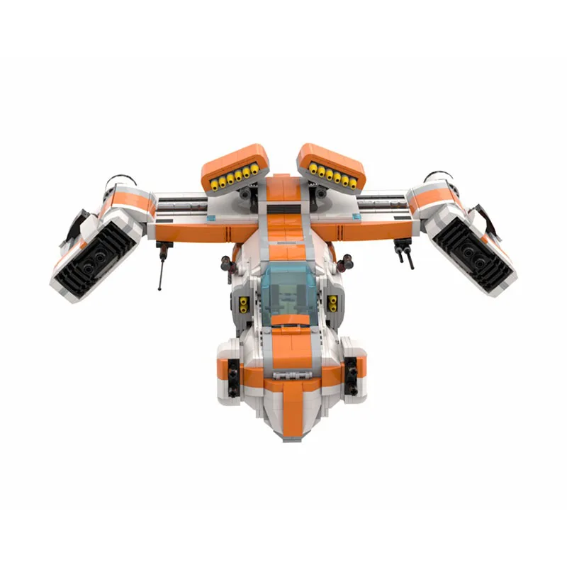 

3964PCS MOC Sci-Fi AG-9 Vulcanss Futuristics Aerospace Craft DIY Creative Building Blocks Kids Space Adventure Gift