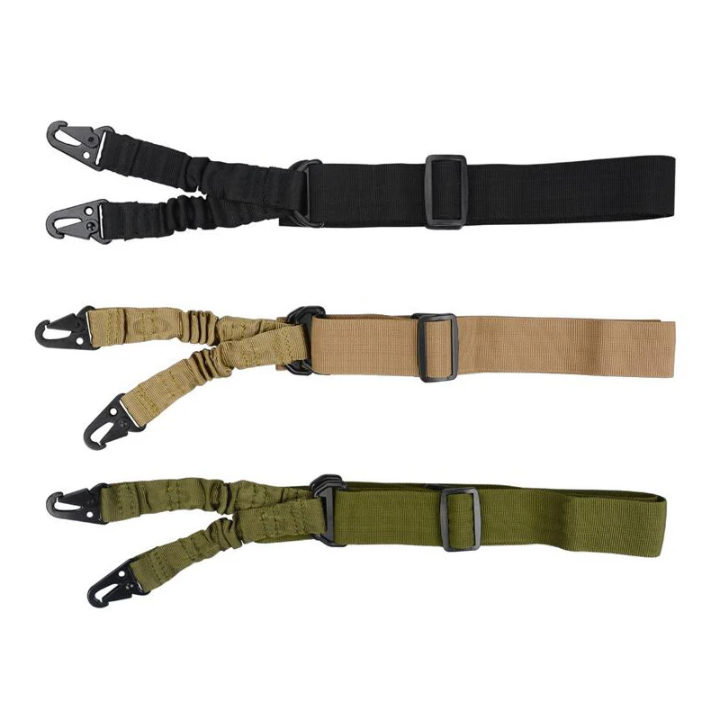 

Two Points Sling Bungee Shoulder Strap Durable Nylon Belt High Quality Heavy Duty Sling for Outdoor Sports Accessories