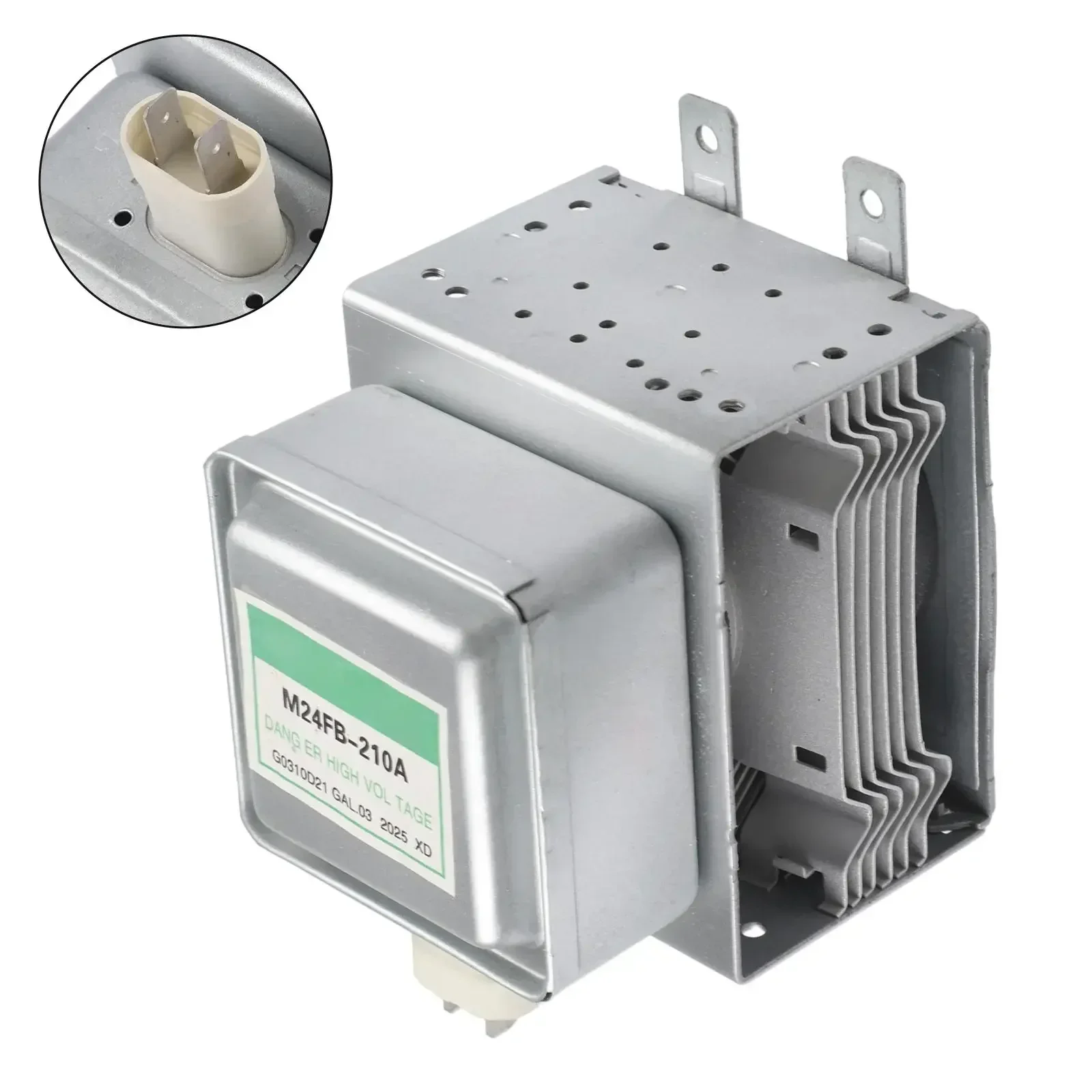 Microwave Oven Replacement M24FB-210A Magnetron Metal Construction Approximately 11.5cm 3.5cm Microwave Upgrade Replacement Part