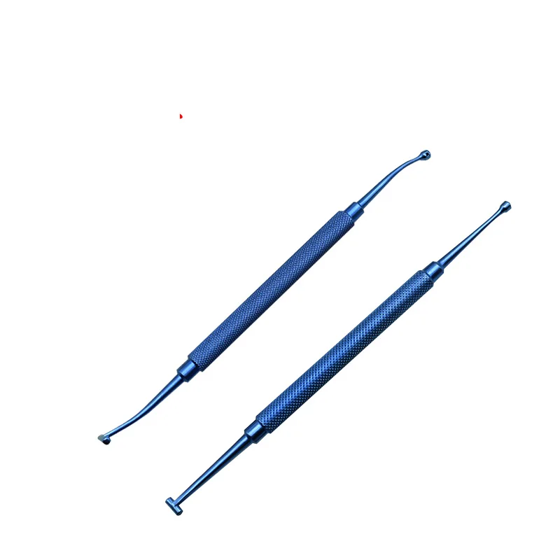 

Double-ended Titanium Scleral Depressor with pocket clip ophthalmic surgical instruments