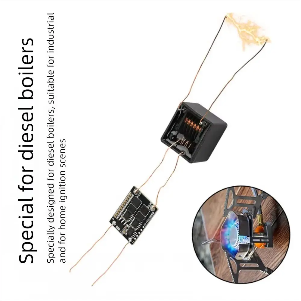 DC4-12V to AC20KV High Frequency High Voltage Module Generator Inverter 70-80W Boost Spark Arc Ignition Coil Module for Igniter