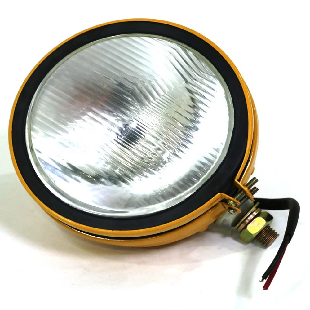 Construction Machinery Lamp Yellow Small Round Light For Excavator Working Lamp