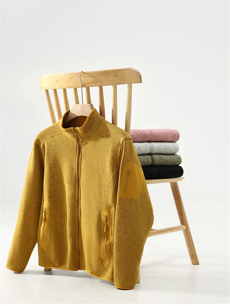 

Italian Luxury Couple's Fce Jaet Warm ionic Fabric Stand Collar Outdoor Thermal Clothing Youth ular Long Sve Coat