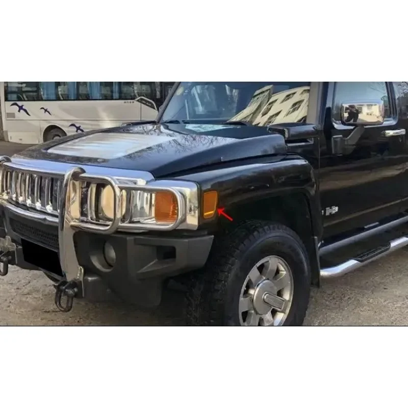 2PCS Auto LED Parafango Anteriore Indicatore Laterale Indicatori di Direzione Luci di Parcheggio Per Hummer H3 2005-2010 e H3T 2009 2010