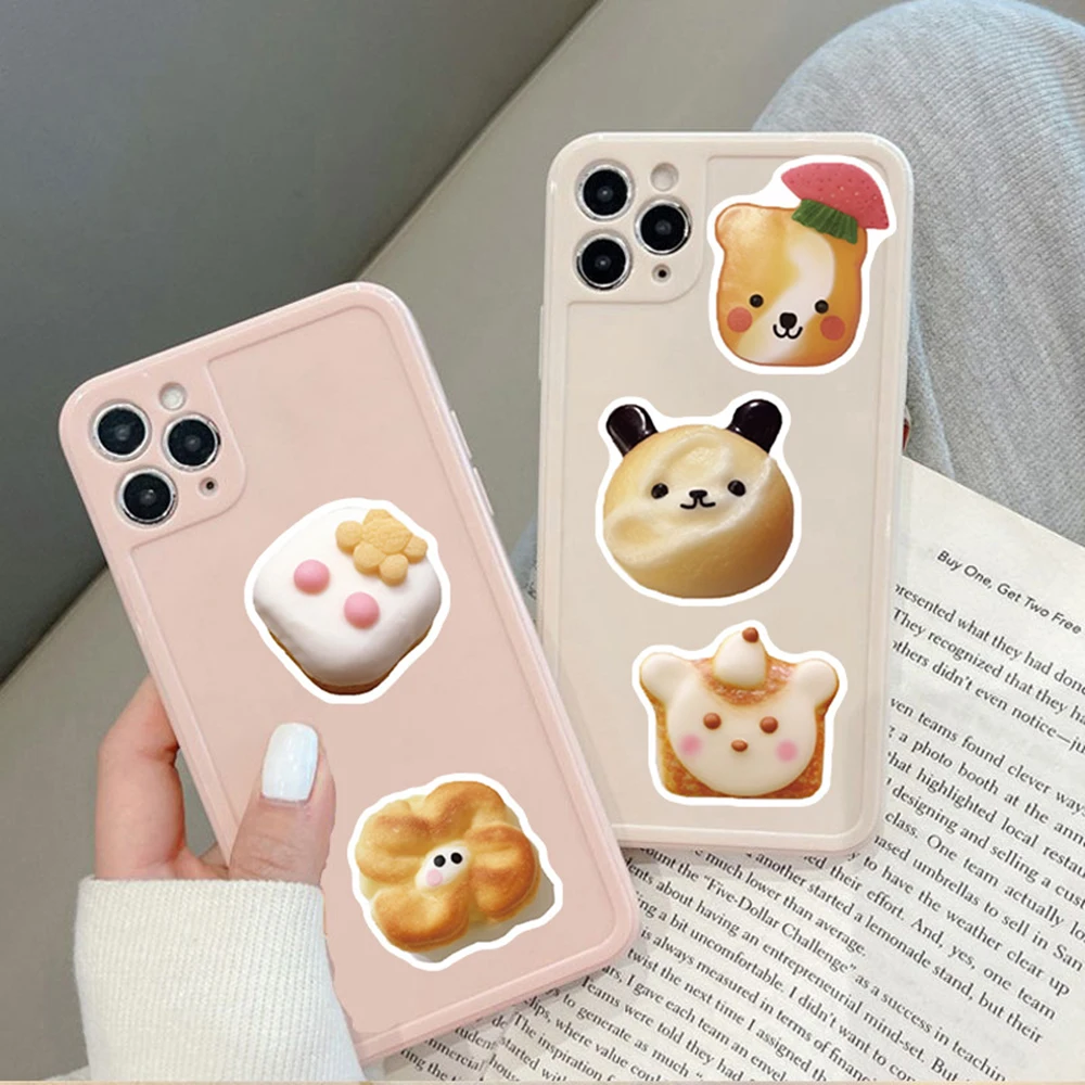 10/30/50pcs Kawaii Funny Animal Cookies Aesthetic Stickers Decals Laptop Scrapbook Suitcase Decoration Kids Classic Toy Sticker